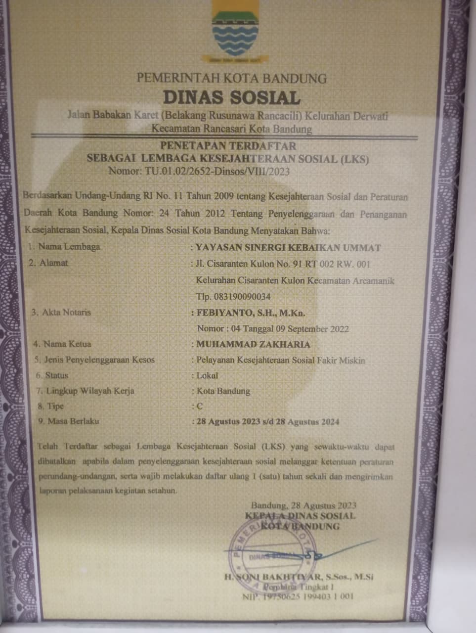 LEMBAGA KESEJAHTERAAN SOSIAL (LKS)