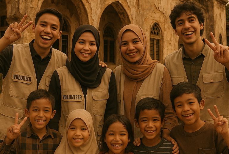 Sedekahmu senyum mereka